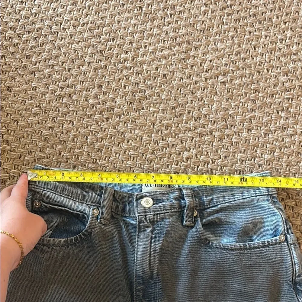 Free People Gray Relaxed Jeans
